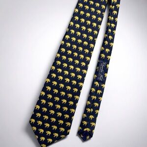 Vintage Charles Hill handmade British gentleman’s necktie, 100% silk